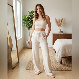 Victoria's Secret Cream Lounge Pants
